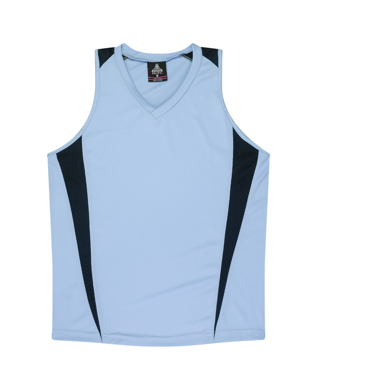 Aussie Pacific Eureka Womens Singlet 2104 in Sky/Navy