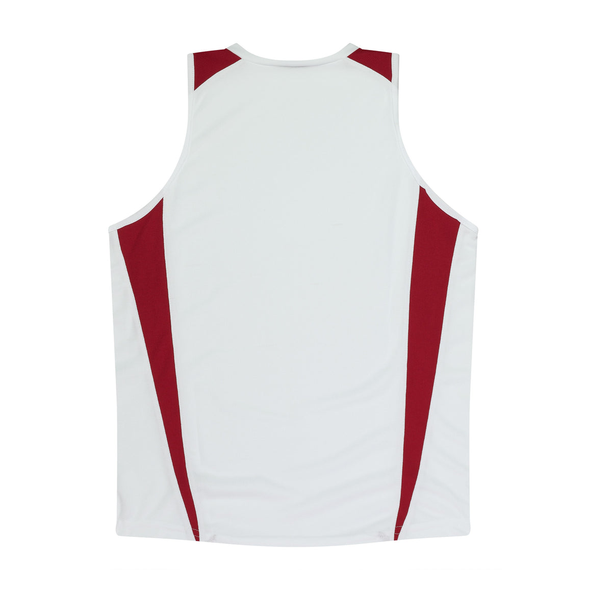 Aussie Pacific Eureka Womens Singlet 2104 in White/Red, back view