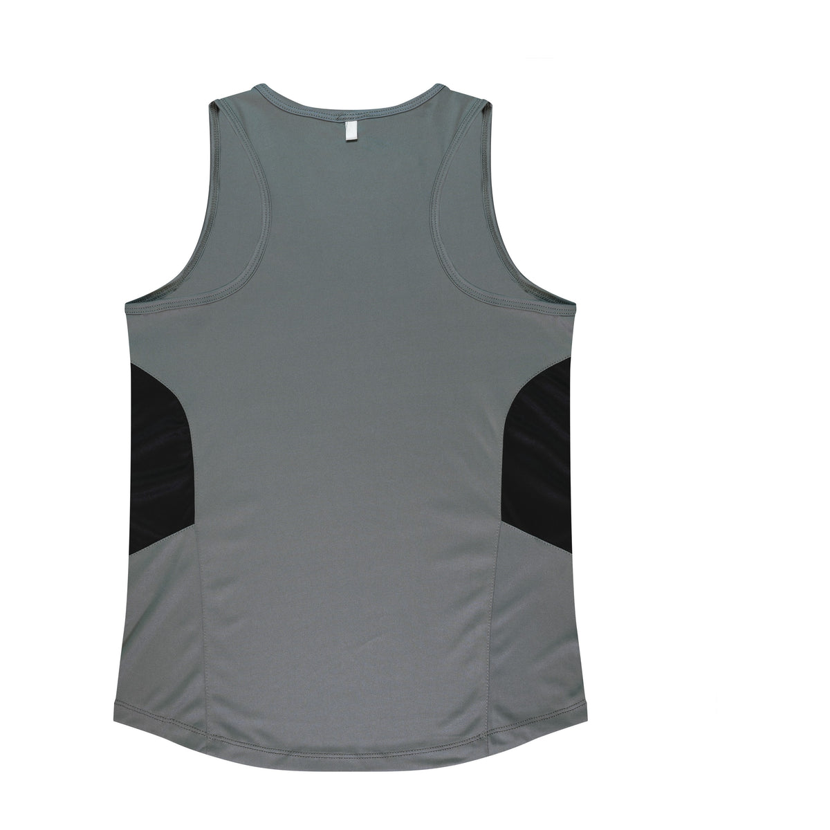 Aussie Pacific Tasman Womens Singlet 2111 in Ashe/Black, back view