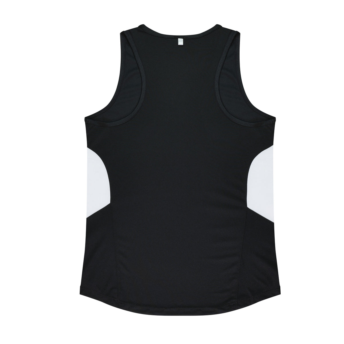 Aussie Pacific Tasman Womens Singlet 2111 in Black/White, back view