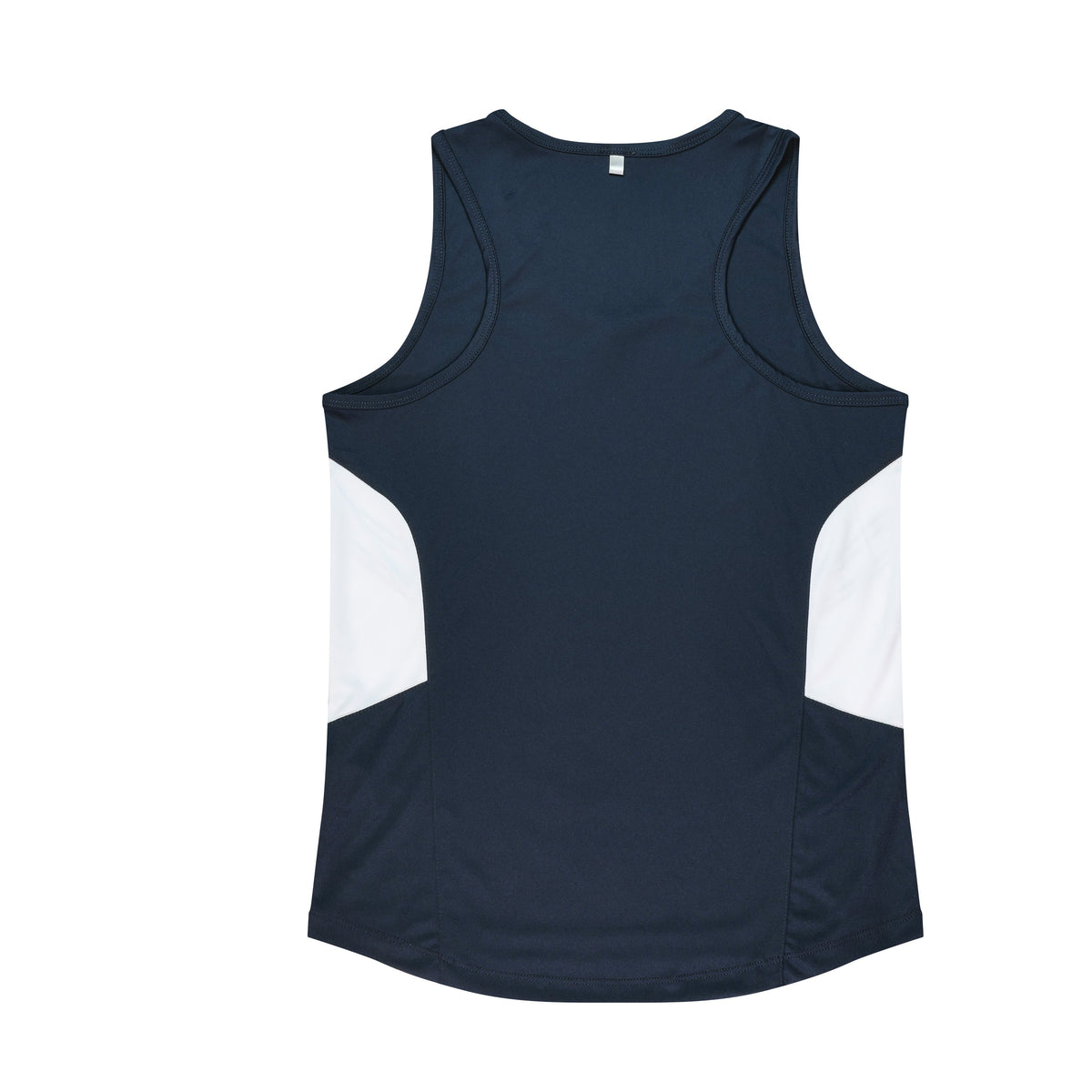 Aussie Pacific Tasman Womens Singlet 2111 in Navy/White, back view