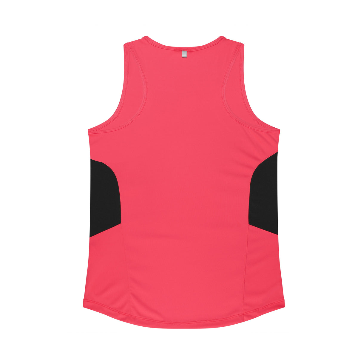 Aussie Pacific Tasman Womens Singlet 2111 in Neon Pink/Black, back view
