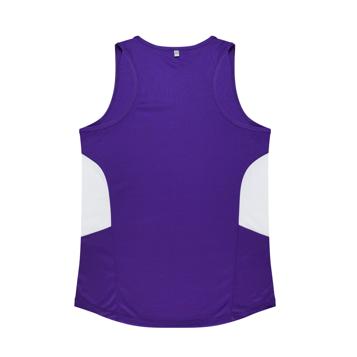 Aussie Pacific Tasman Womens Singlet 2111 in Purple/White, back view