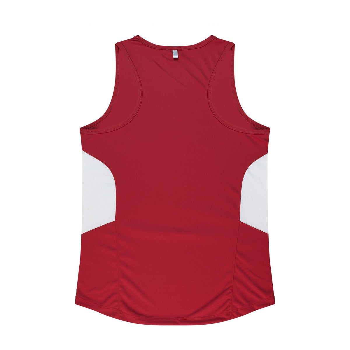 Aussie Pacific Tasman Womens Singlet 2111 in Red/White, back view