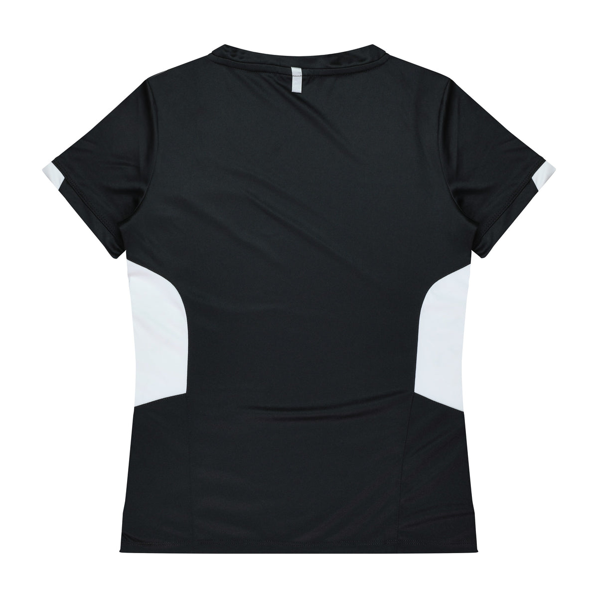 Aussie Pacific Tasman Womens Tee 2211 in Black/White, back view