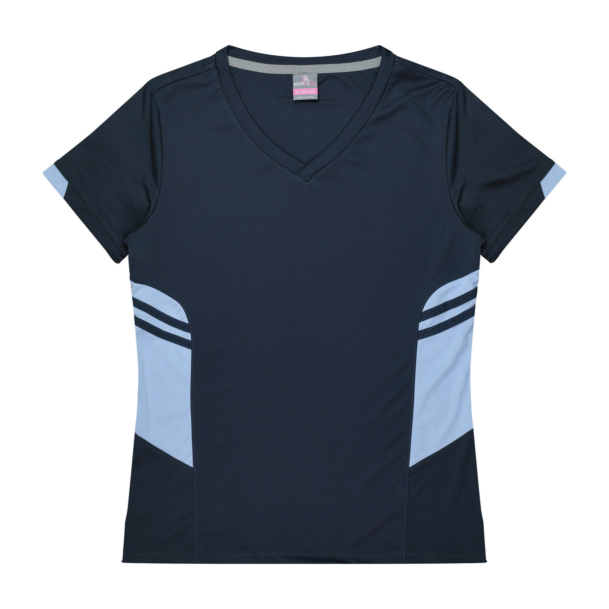Aussie Pacific Tasman Womens Tee 2211 in Navy/Sky