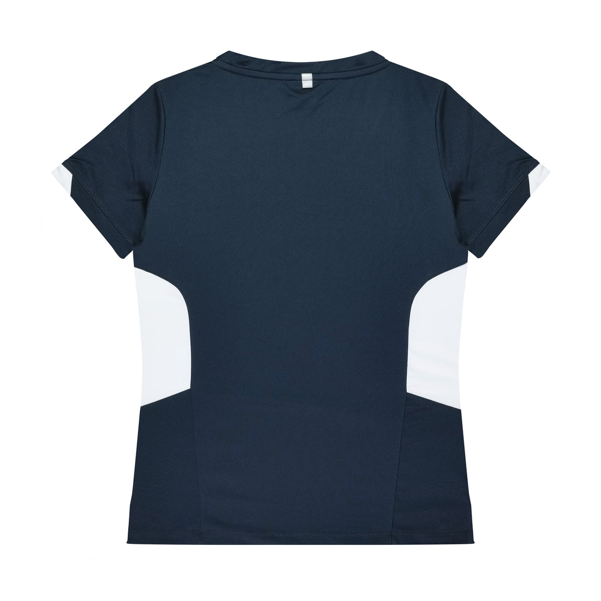 Aussie Pacific Tasman Womens Tee 2211 in Navy/White, back view