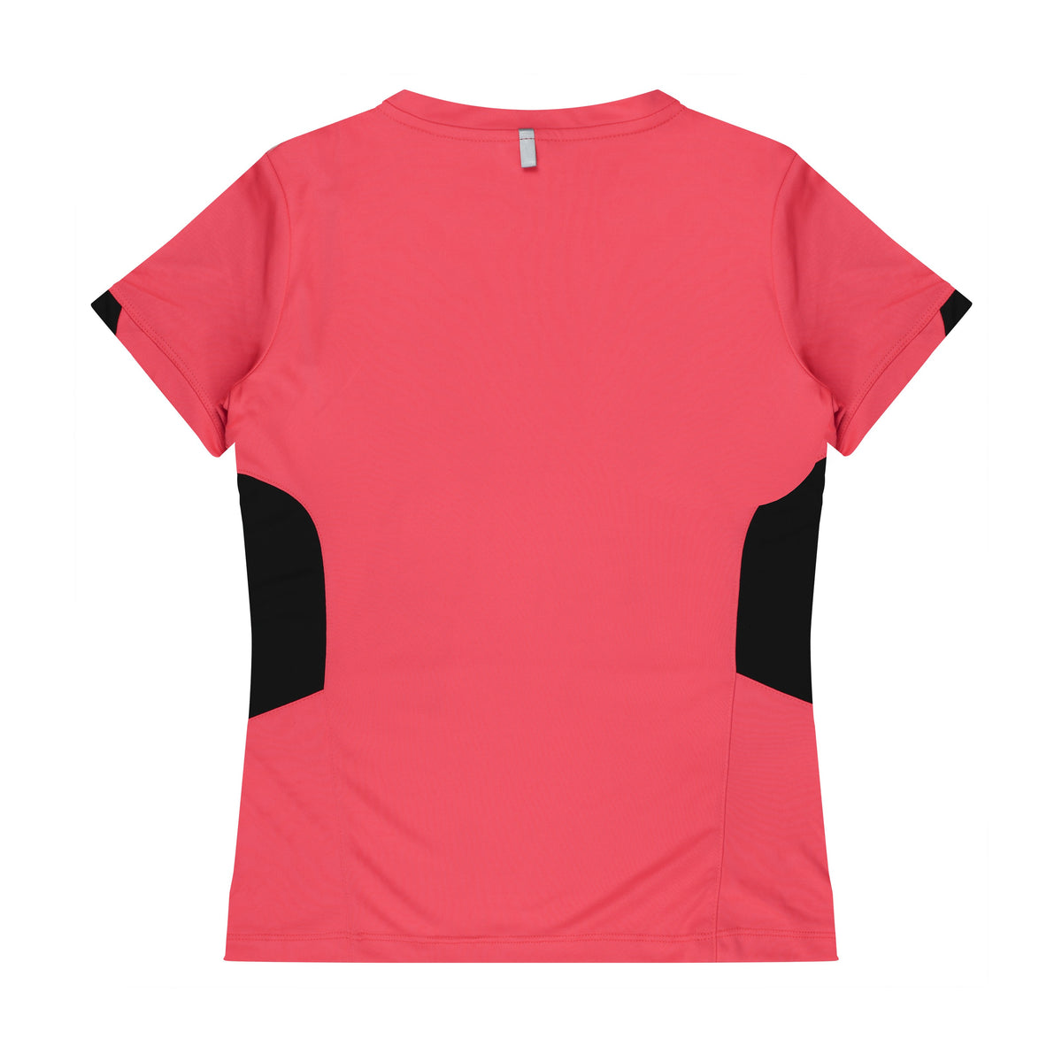 Aussie Pacific Tasman Womens Tee 2211 in Neon Pink/Black, back view