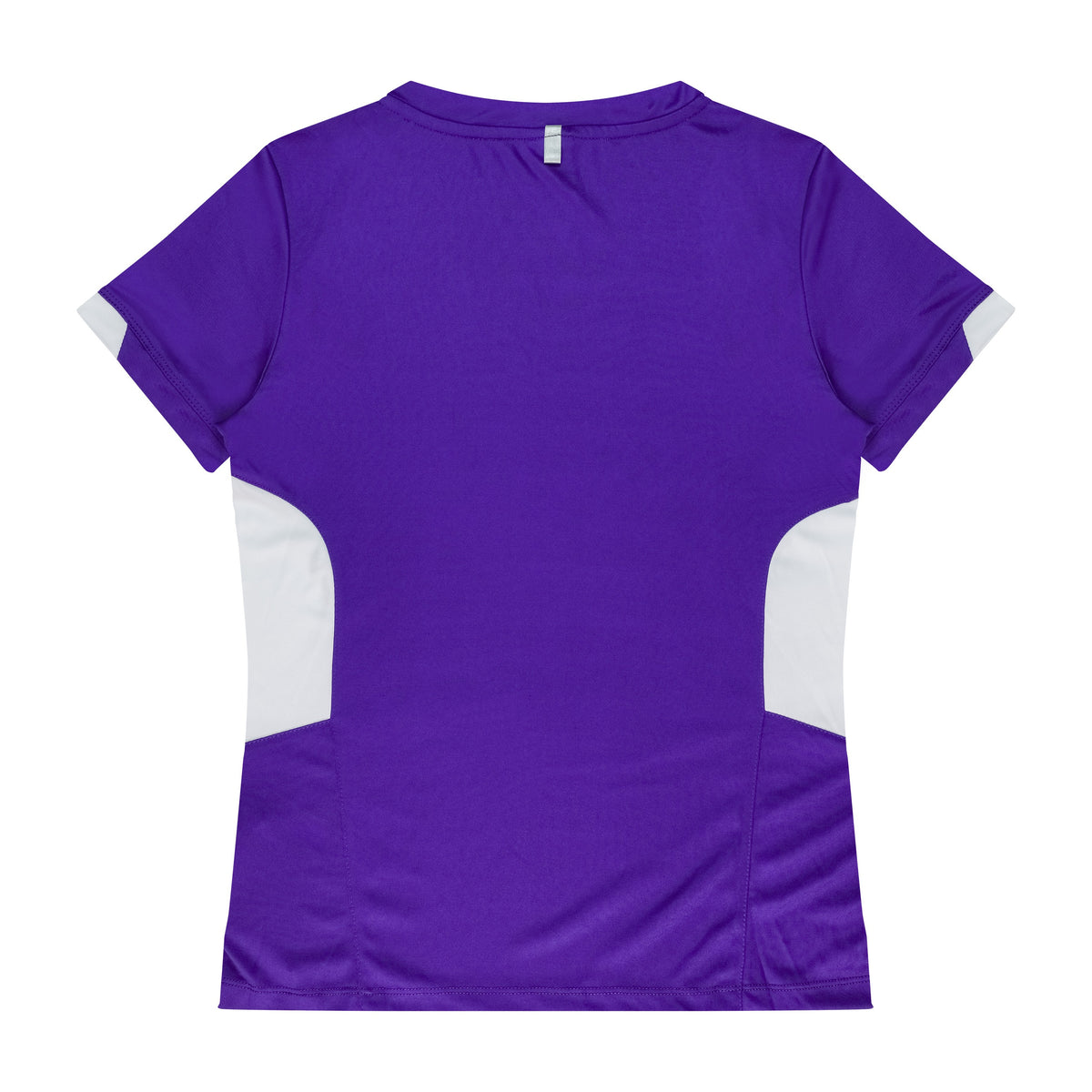 Aussie Pacific Tasman Womens Tee 2211 in Purple/White, back view