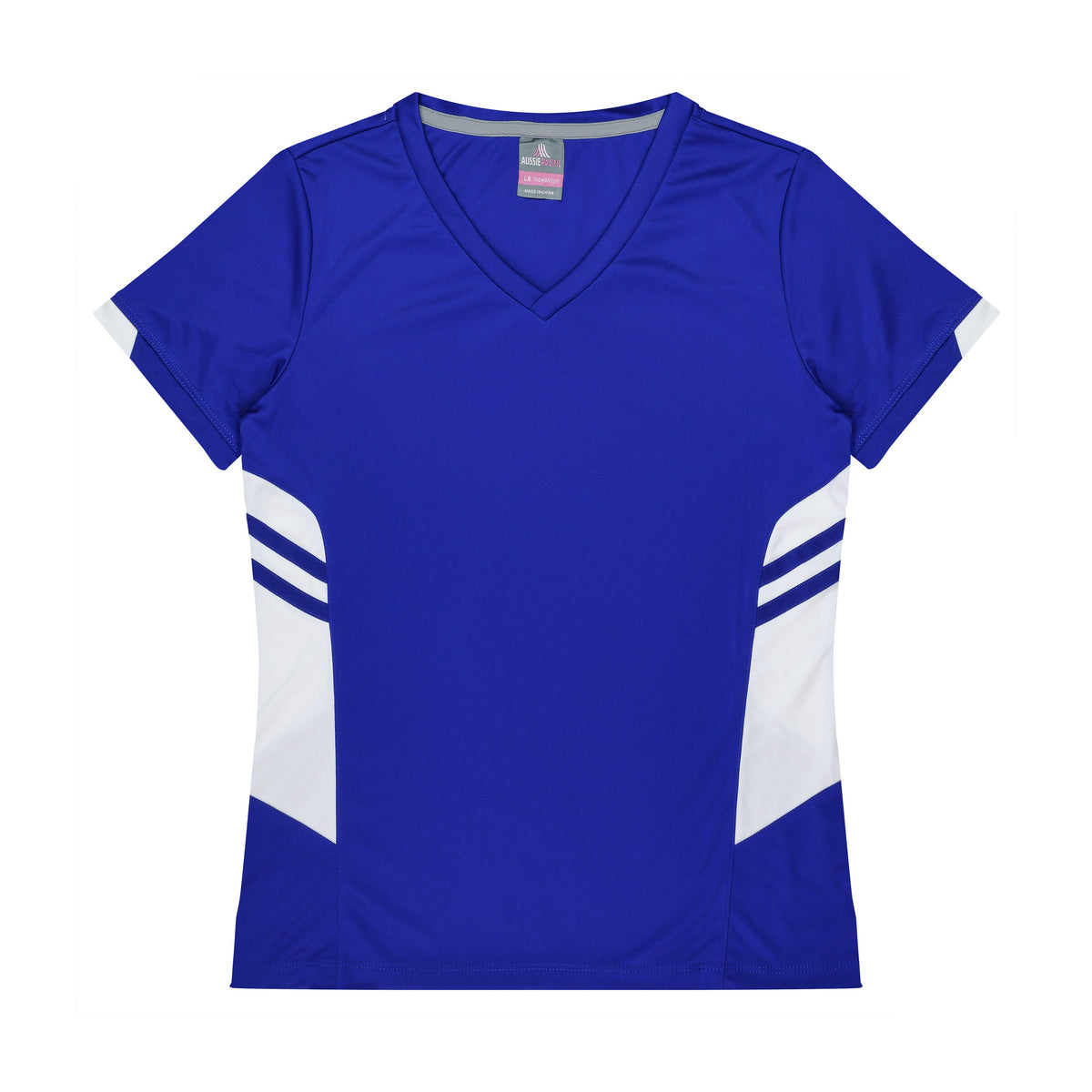 Aussie Pacific Tasman Womens Tee 2211 in Royal/White