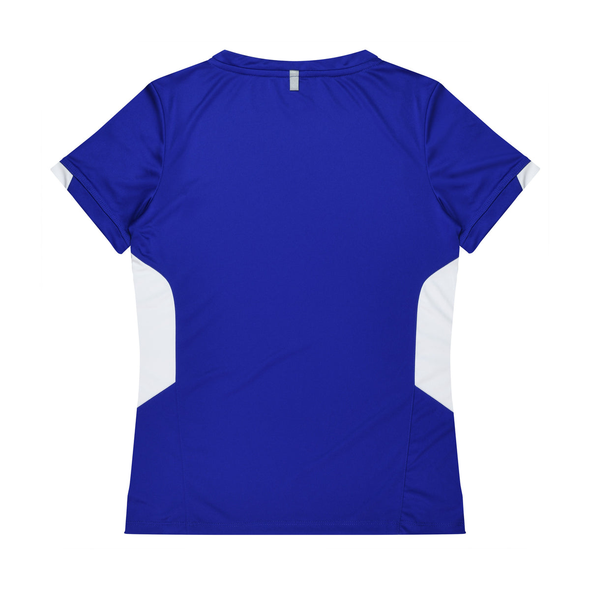 Aussie Pacific Tasman Womens Tee 2211 in Royal/White, back view