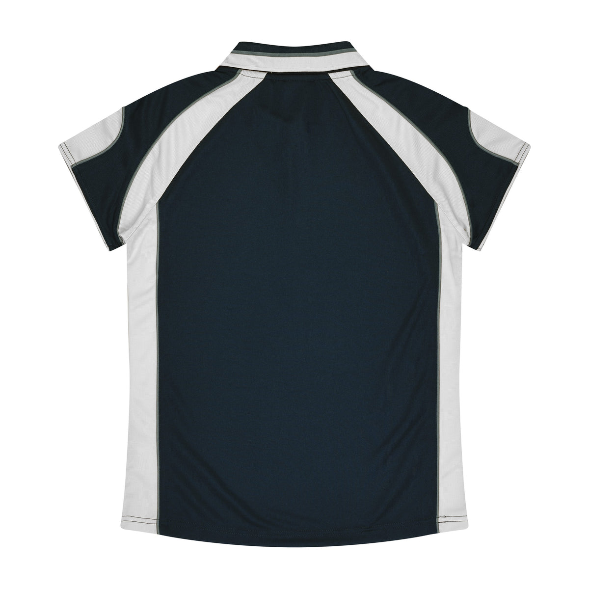 Aussie Pacific Murray Womens Polo 2300 in Navy/White, back view