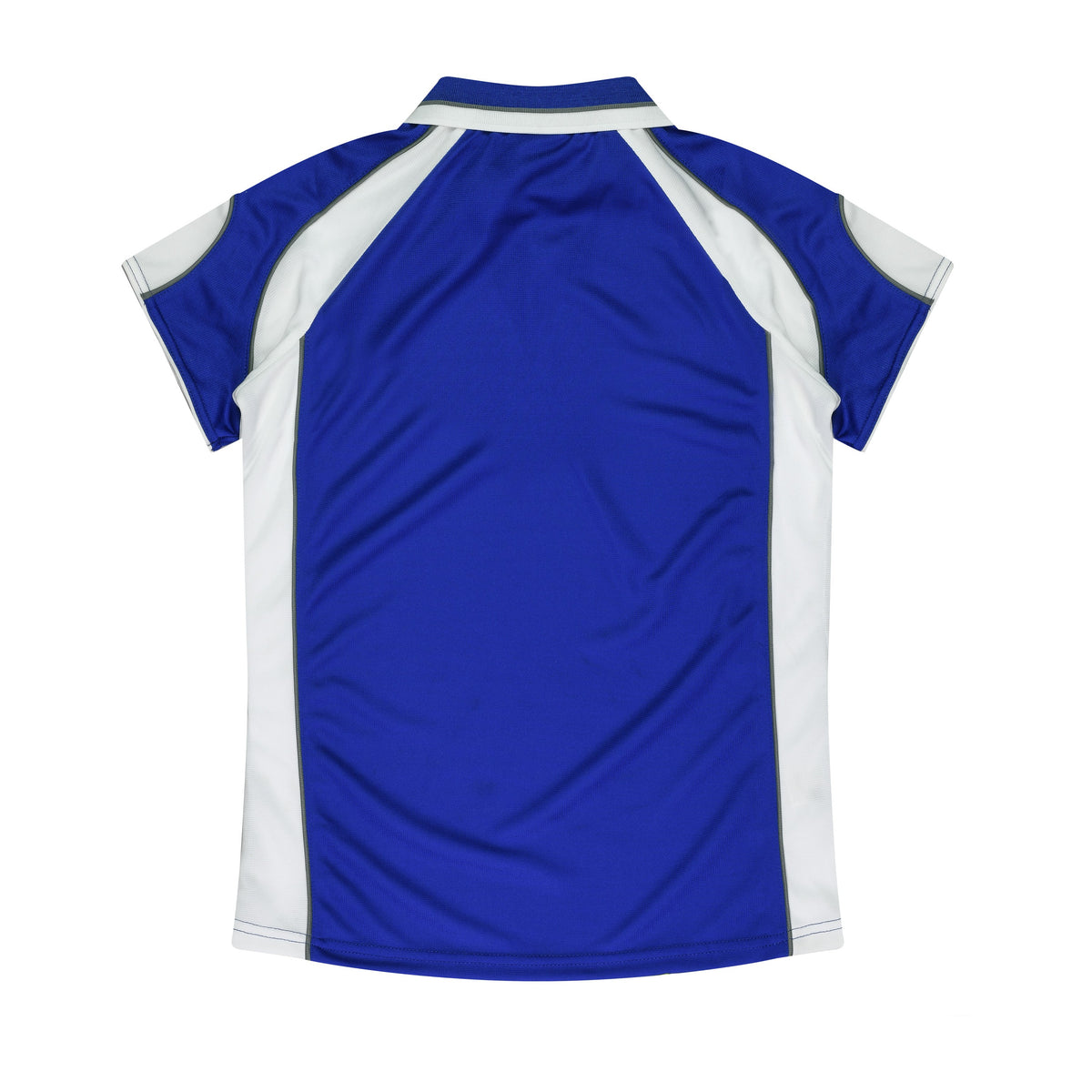Aussie Pacific Murray Womens Polo 2300 in Royal/White, back view