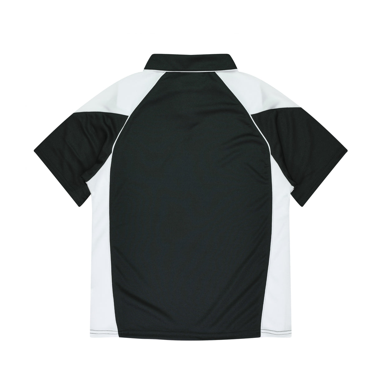 Aussie Pacific Premier Womens Polo 2301 in Black/White, back view
