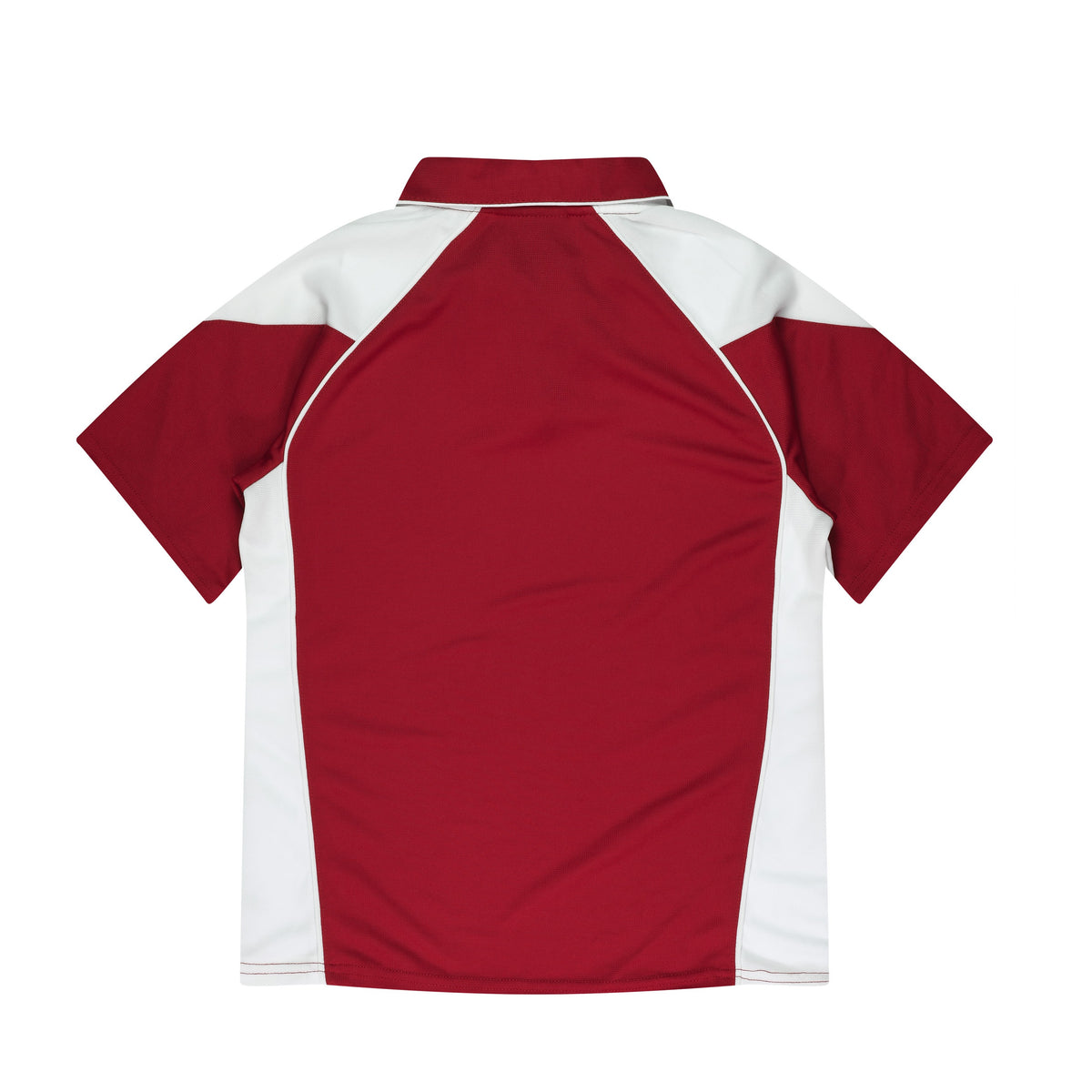 Aussie Pacific Premier Womens Polo 2301 in Red/White, back view