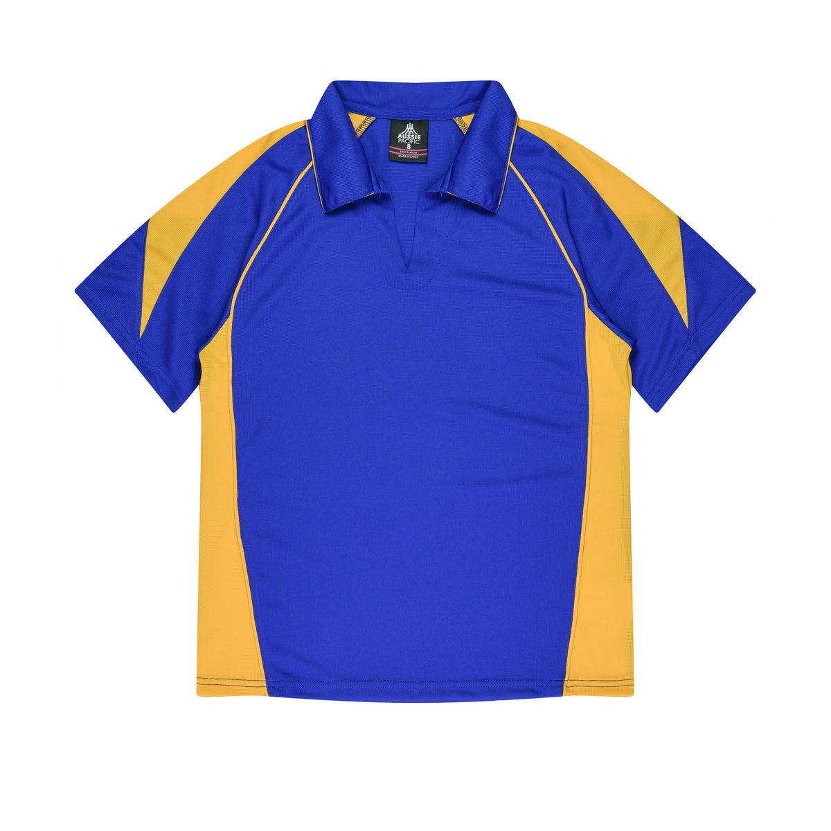 Aussie Pacific Premier Womens Polo 2301 in Royal/Gold