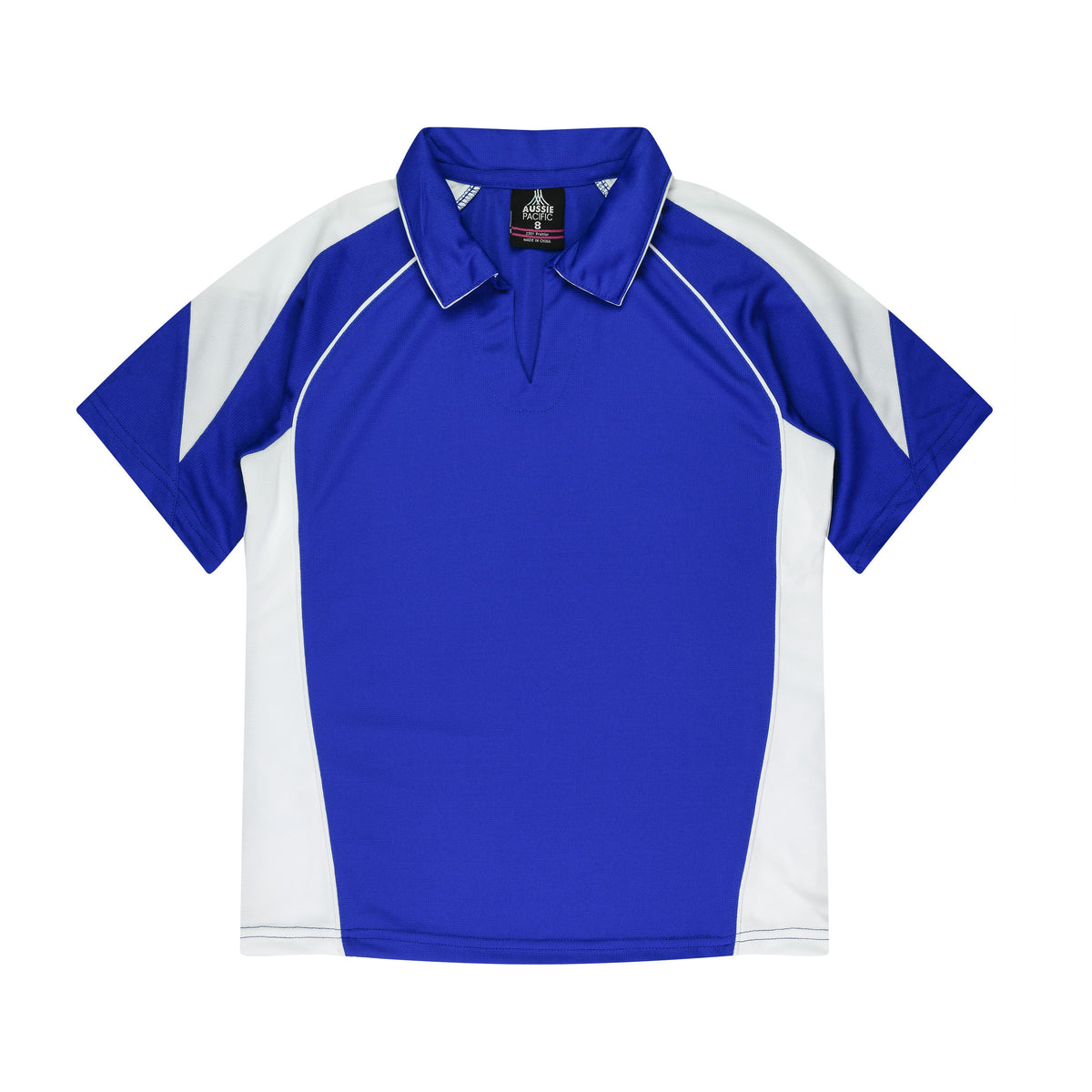 Aussie Pacific Premier Womens Polo 2301 in Royal/White
