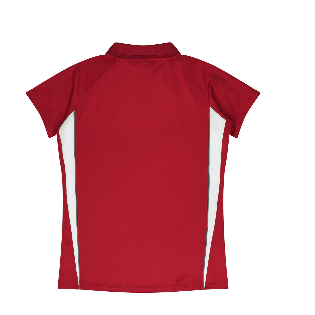 Aussie Pacific Eureka Womens Polo 2304 in Red/White, back view