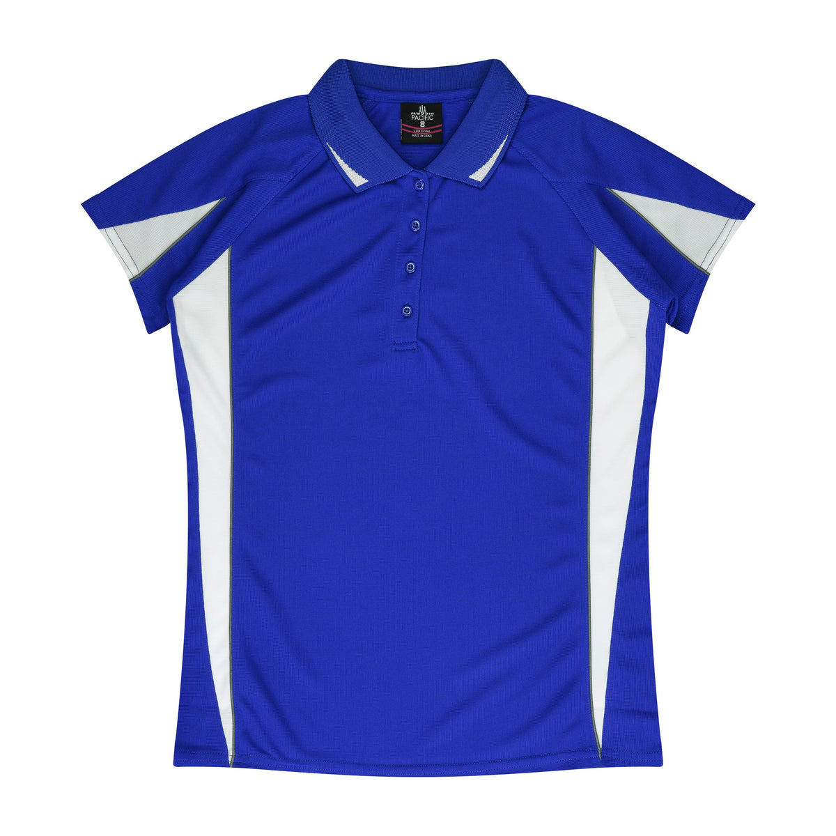 Aussie Pacific Eureka Womens Polo 2304 in Royal/White