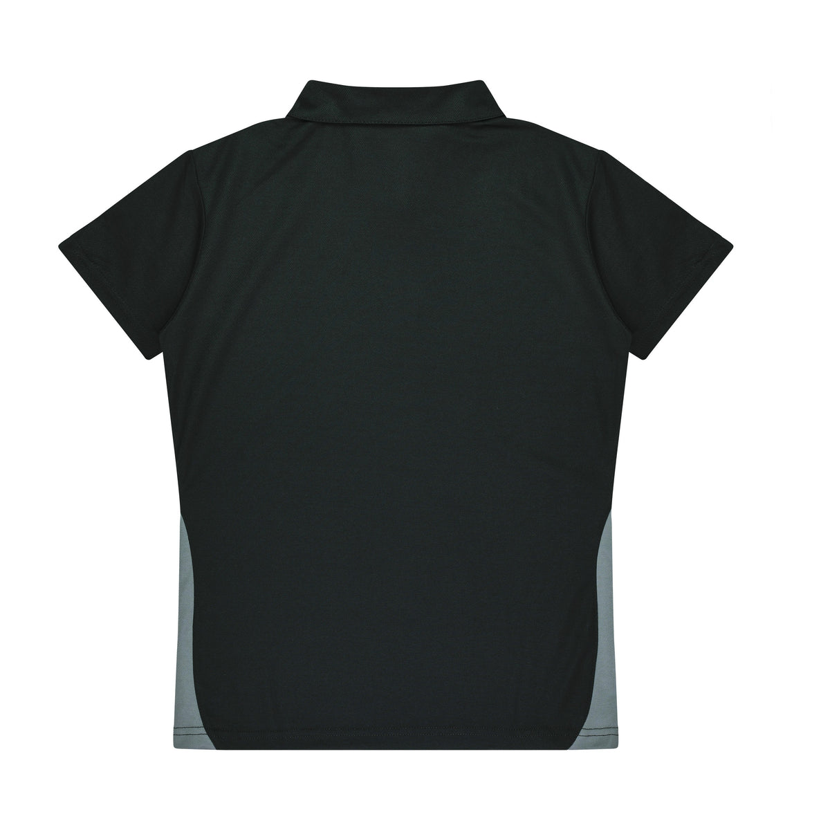 Aussie Pacific Paterson Womens Polo 2305 in Black/Ashe, back view