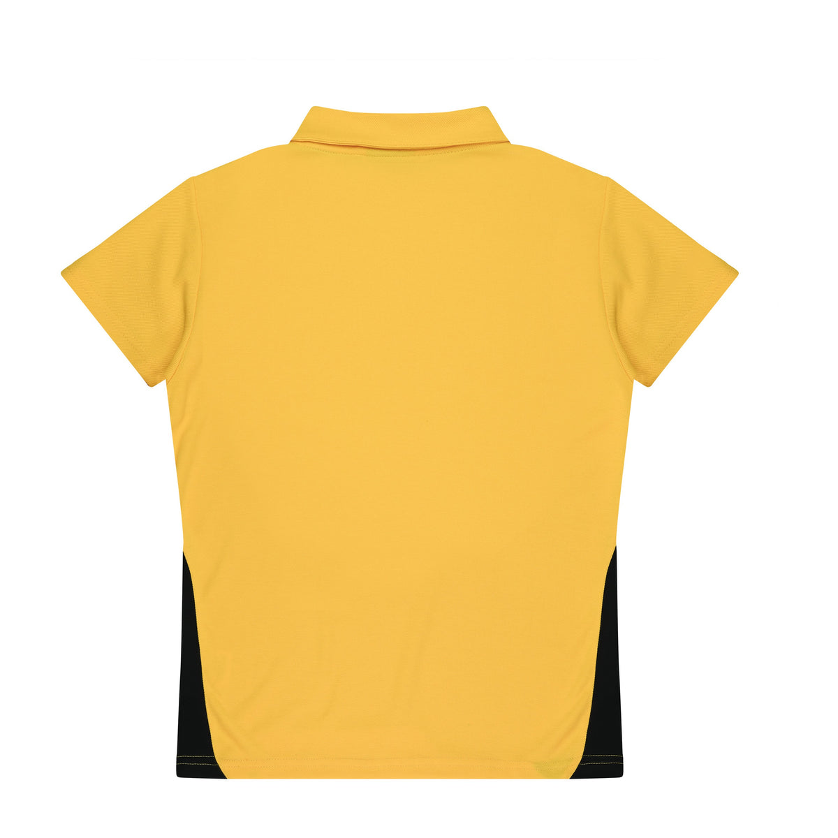 Aussie Pacific Paterson Womens Polo 2305 in Gold/Black, back view