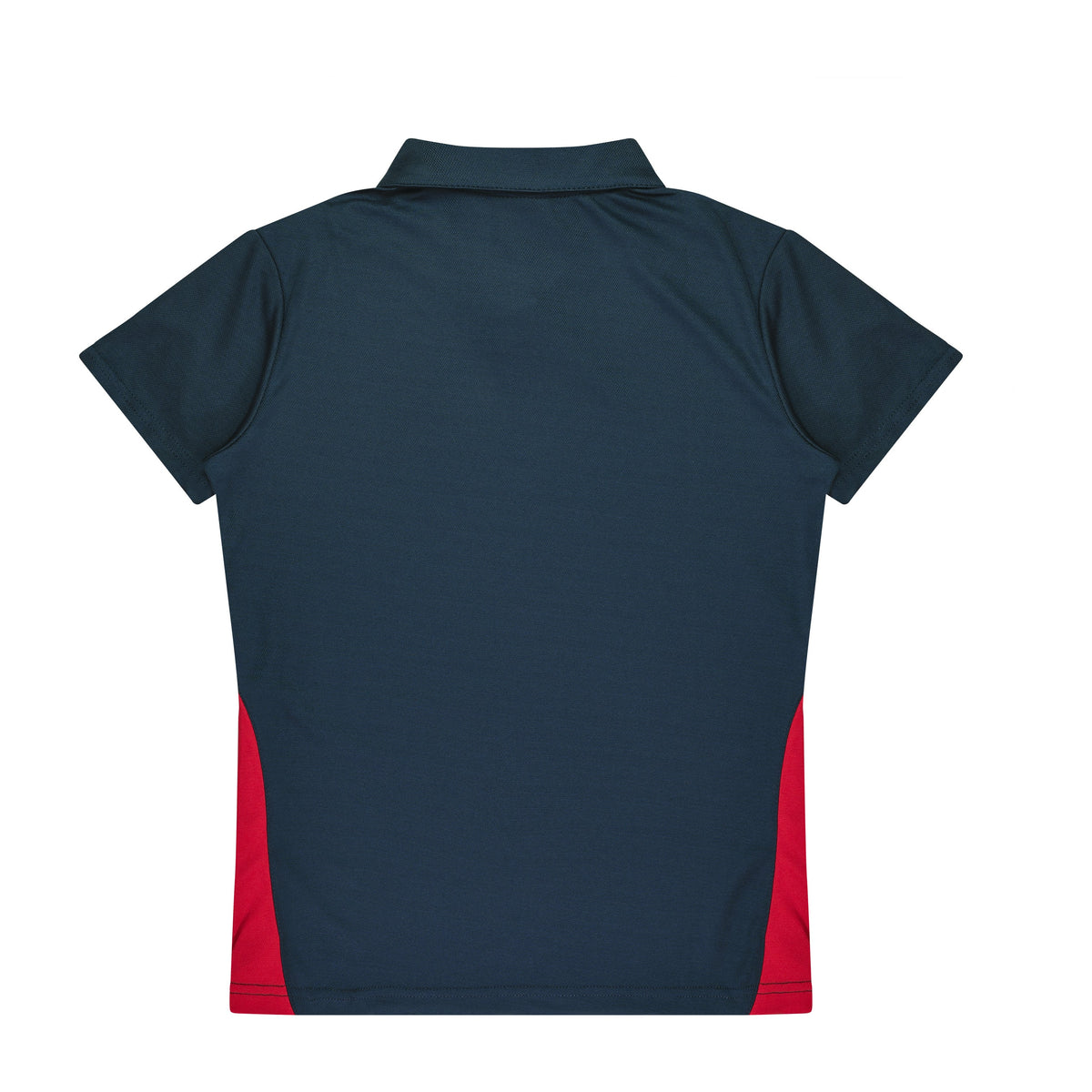 Aussie Pacific Paterson Womens Polo 2305 in Navy/Red, back view