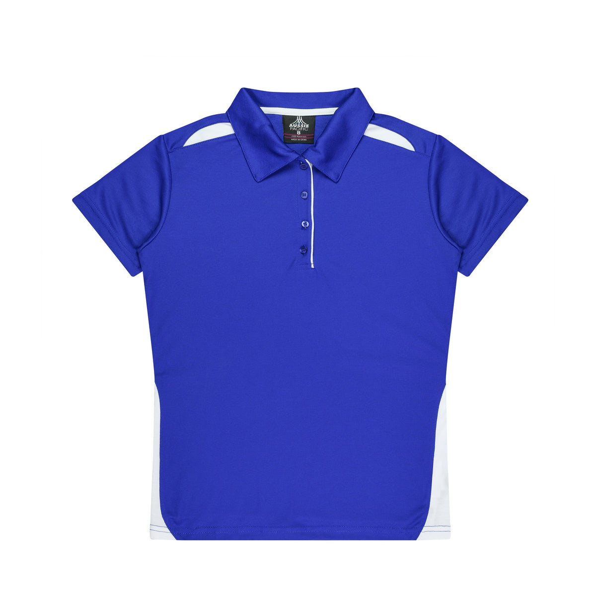 Aussie Pacific Paterson Womens Polo 2305 in Royal/White
