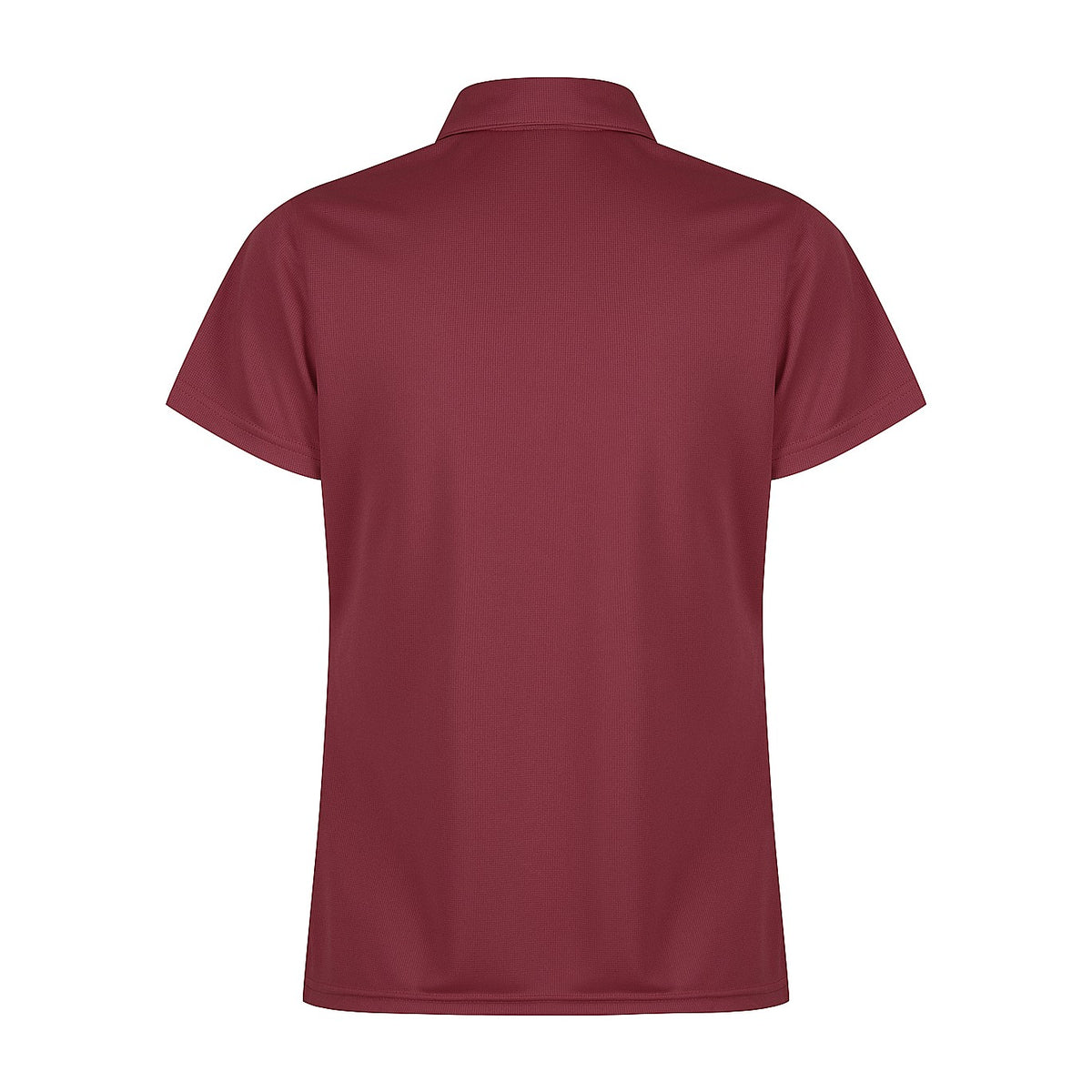 Aussie Pacific Botany Womens Polo 2307 in Maroon, back view