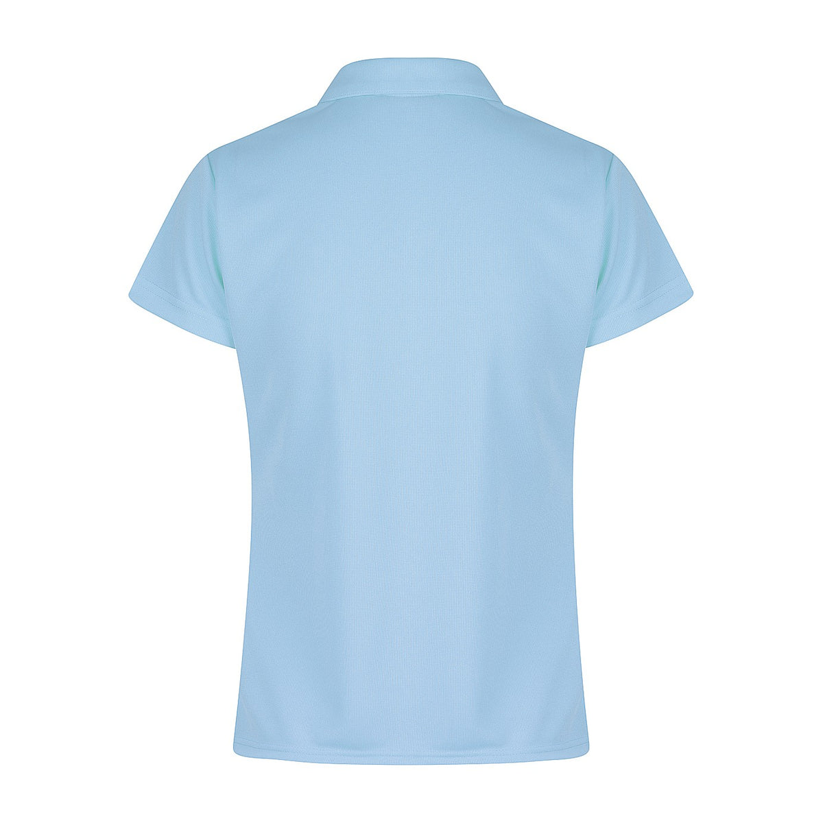 Aussie Pacific Botany Womens Polo 2307 in Sky, back view