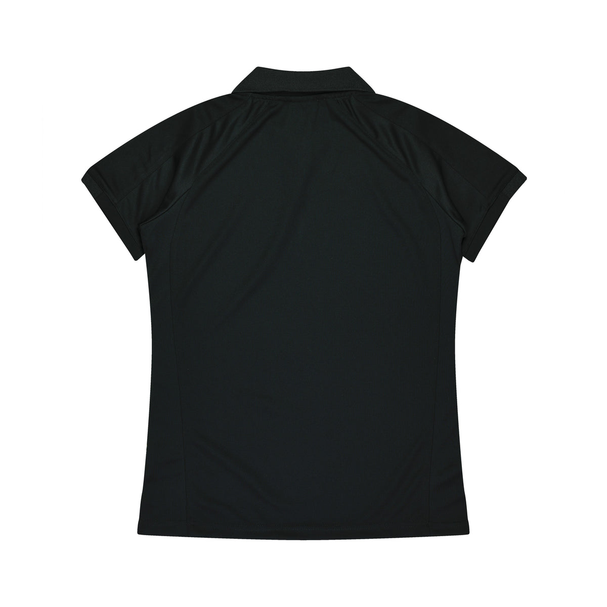 Aussie Pacific Flinders Womens Polo 2308 in Black/White, back view