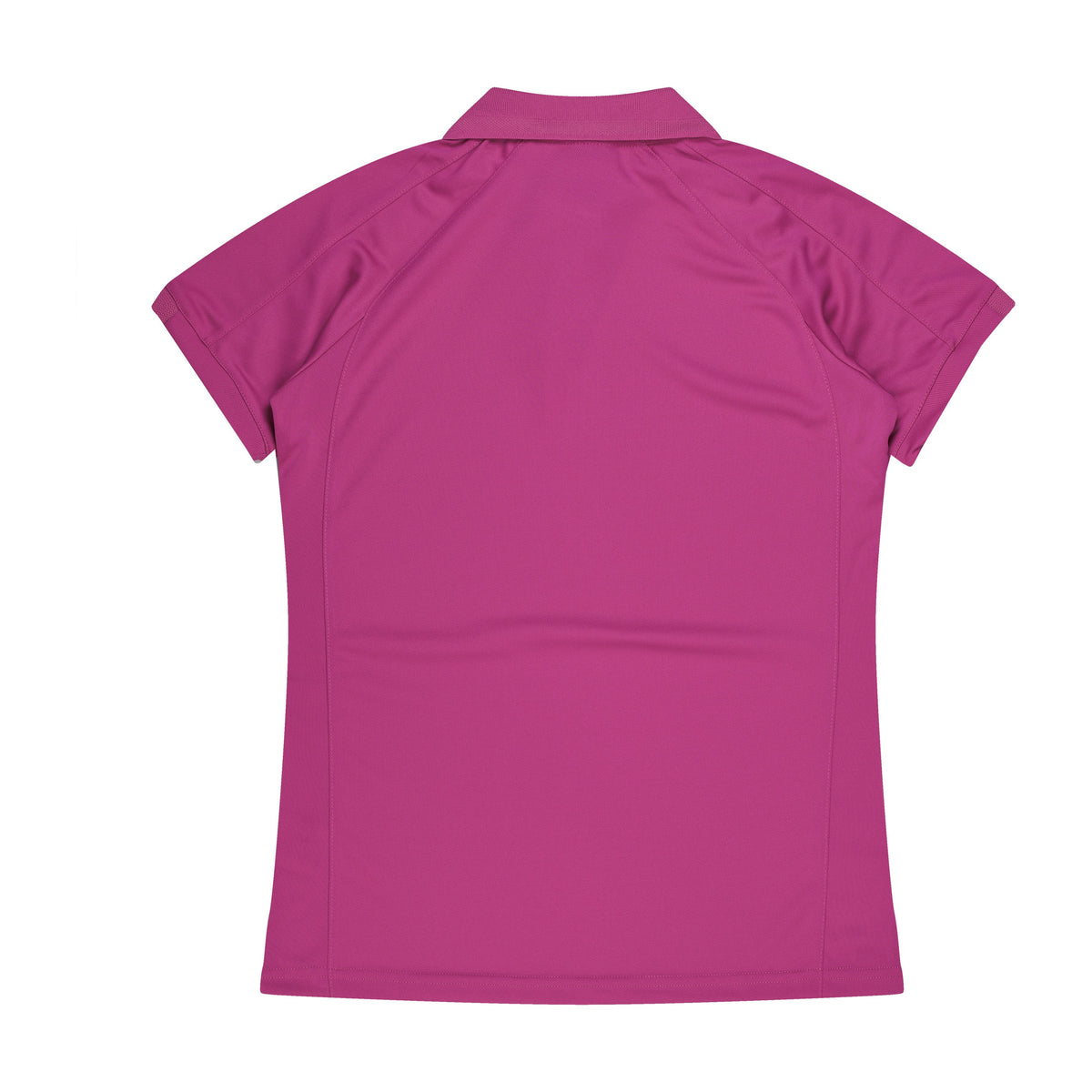 Aussie Pacific Flinders Womens Polo 2308 in Pink/White, back view