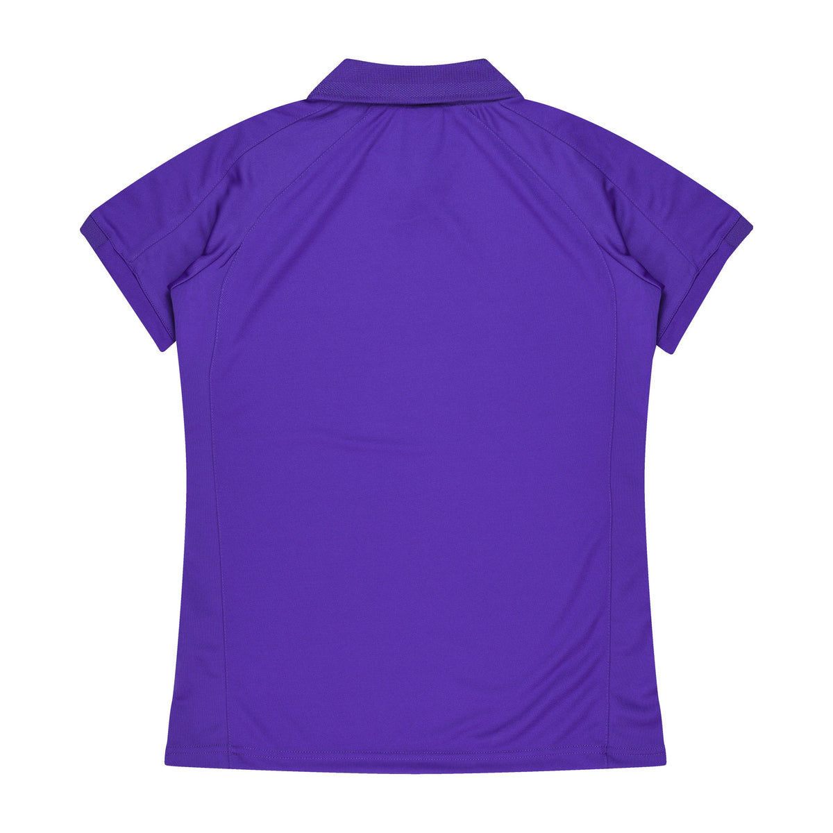 Aussie Pacific Flinders Womens Polo 2308 in Purple/White, back view