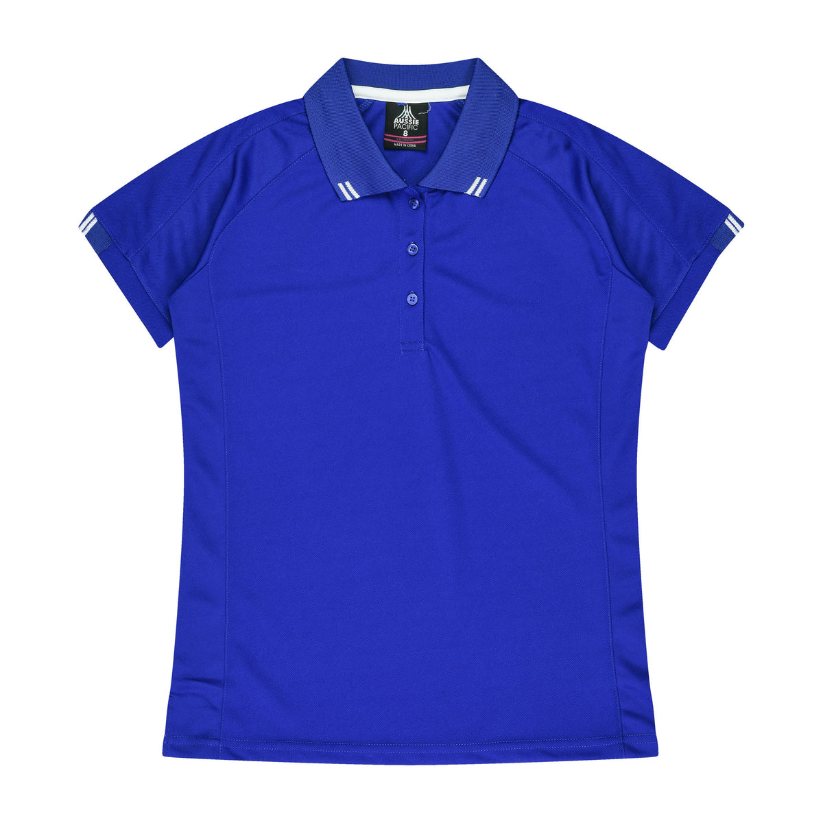 Aussie Pacific Flinders Womens Polo 2308 in Royal/White