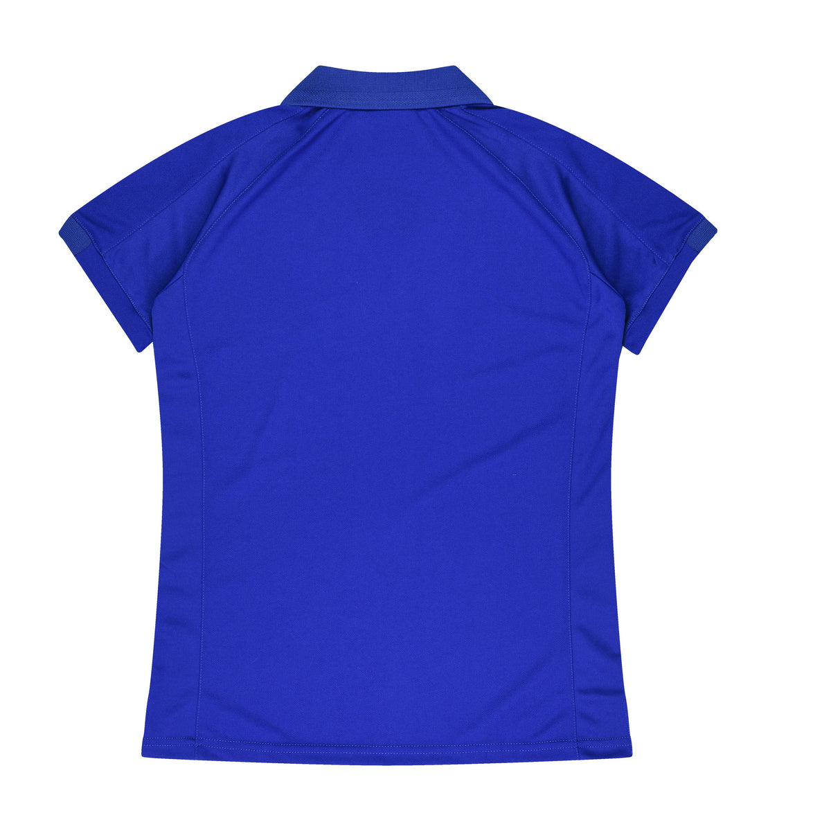 Aussie Pacific Flinders Womens Polo 2308 in Royal/White, back view