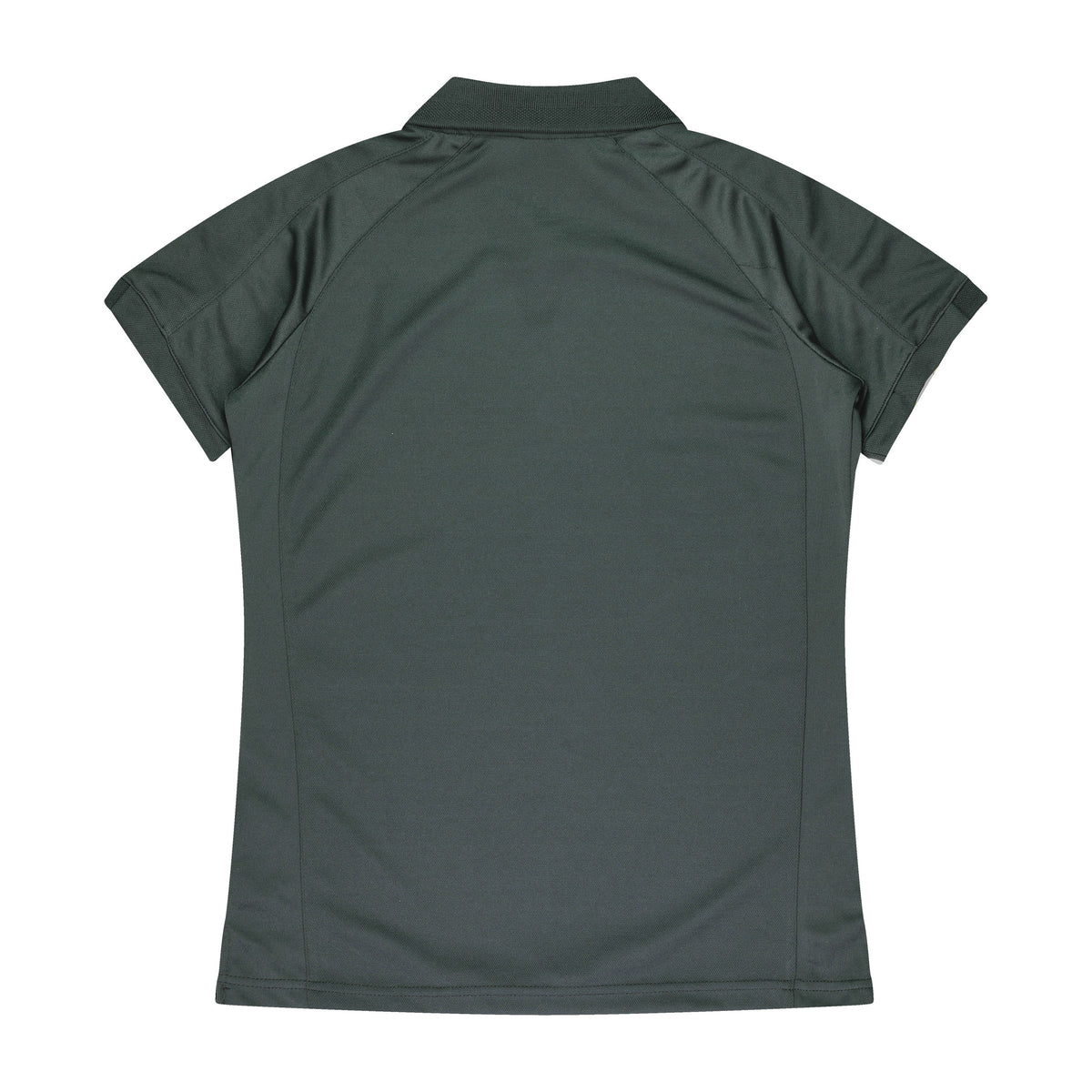Aussie Pacific Flinders Womens Polo 2308 in Slate/Black, back view
