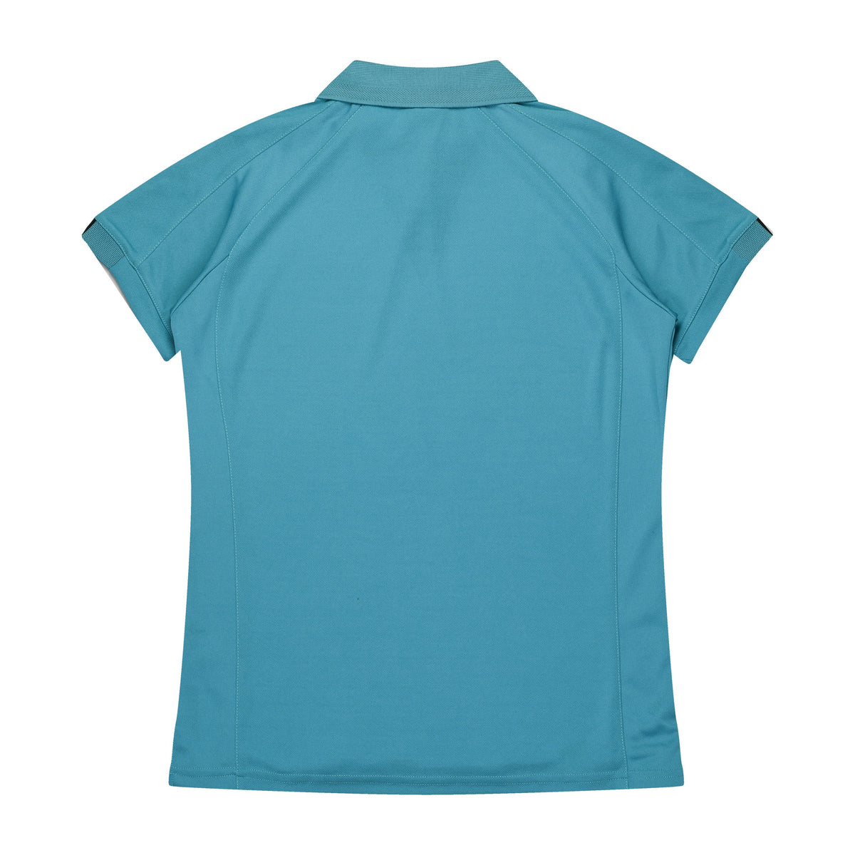 Aussie Pacific Flinders Womens Polo 2308 in Teal/Black, back view