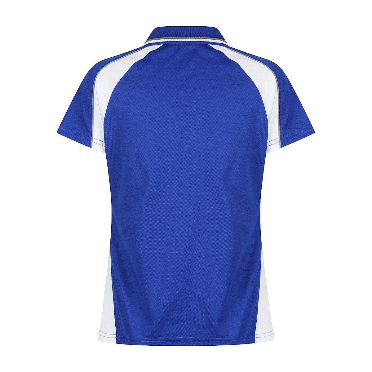 Aussie Pacific Panorama Womens Polo 2309 in Royal/White/Ashe, back view