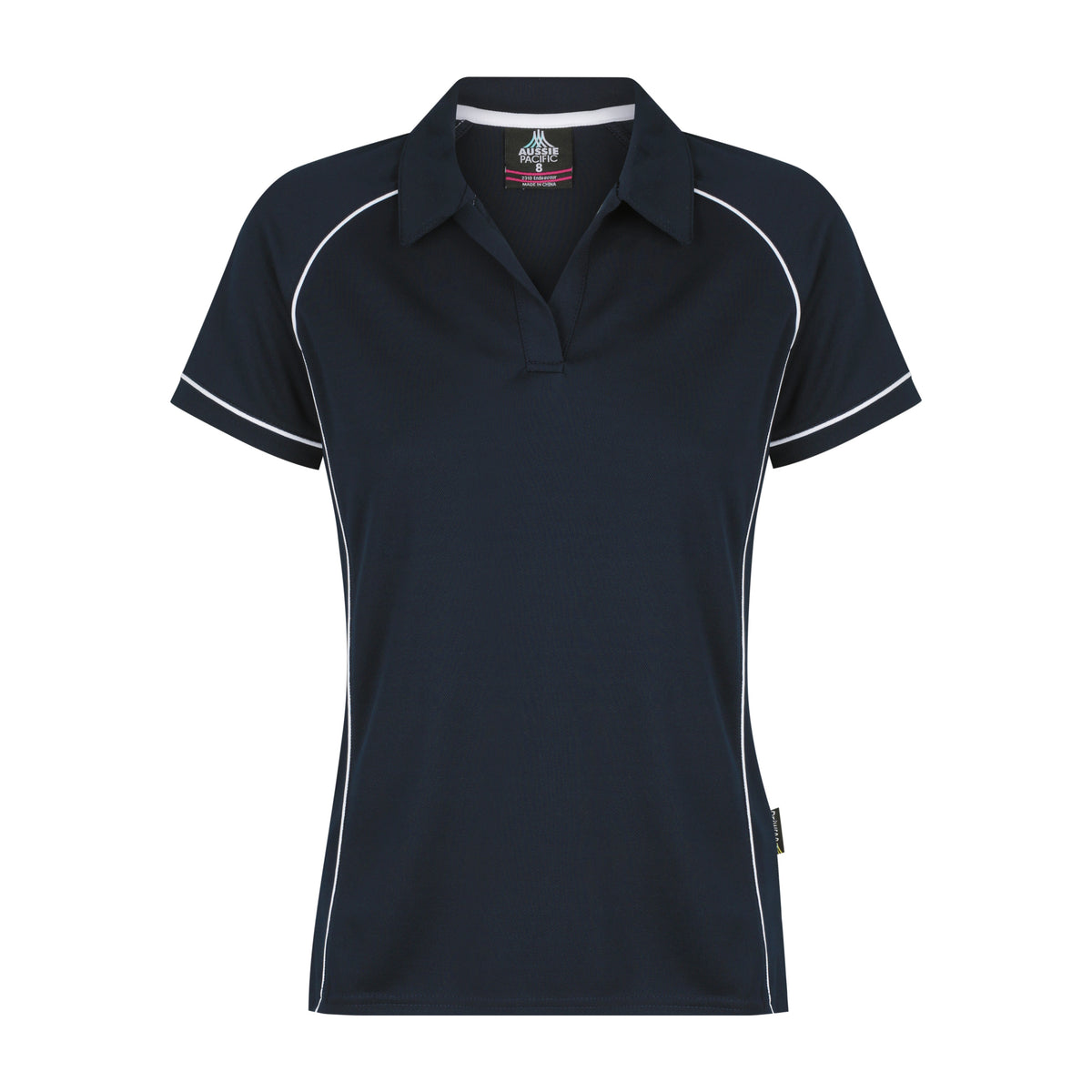 Aussie Pacific Endeavour Womens Polo 2310 in Navy/White
