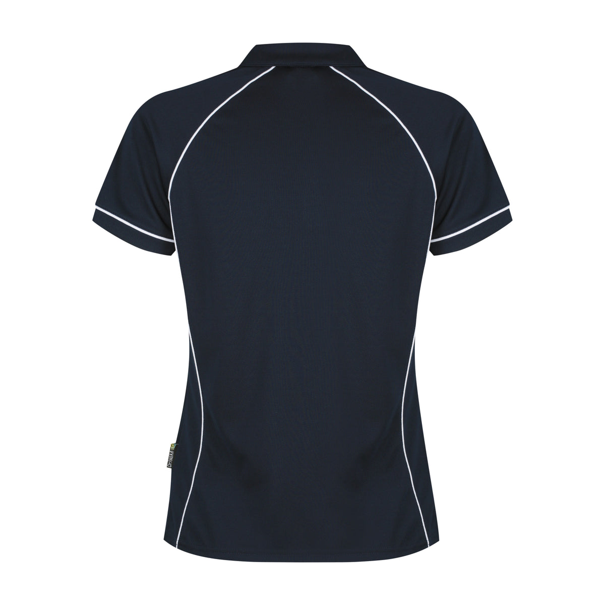 Aussie Pacific Endeavour Womens Polo 2310 in Navy/White, back view