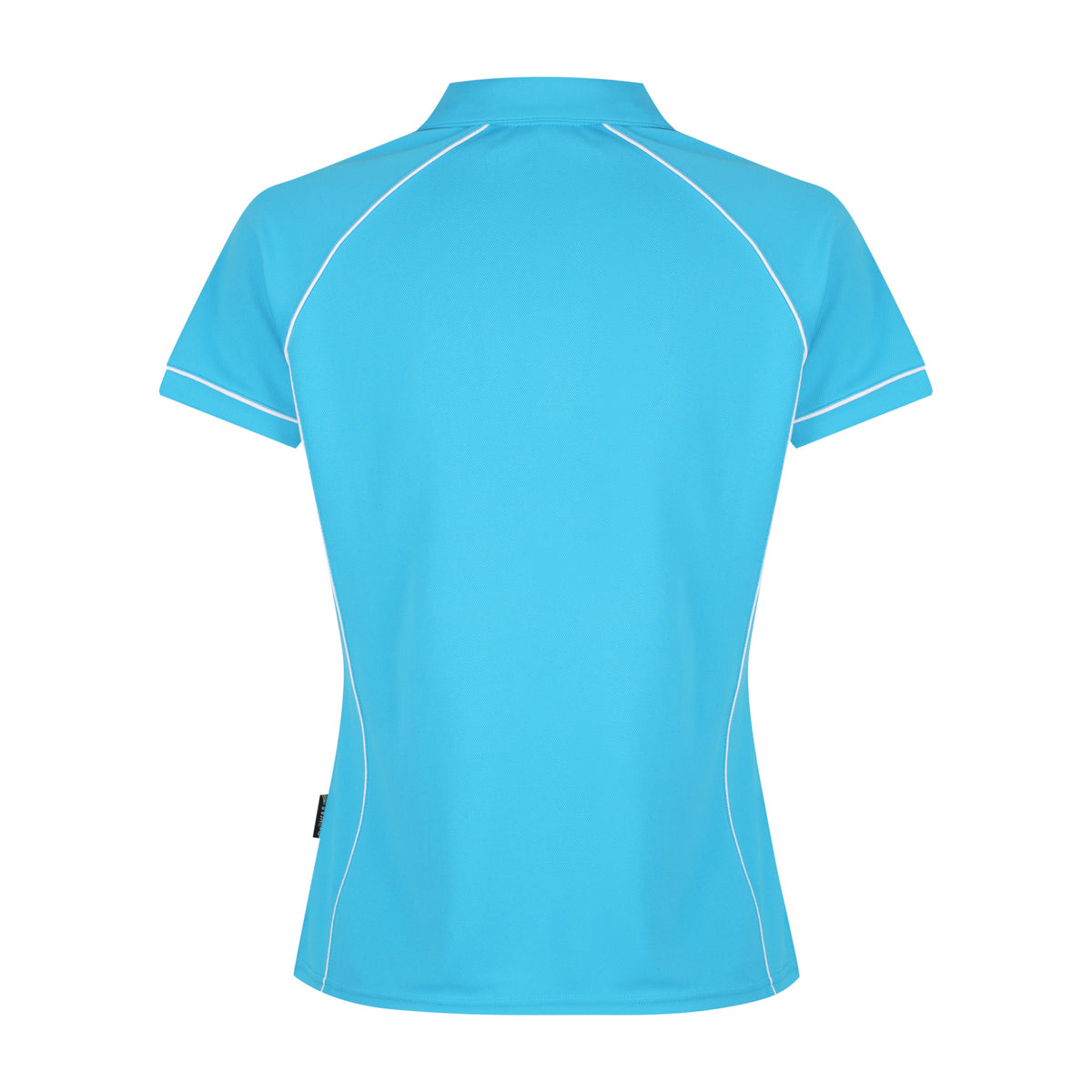 Aussie Pacific Endeavour Womens Polo 2310 in Pacific Blue/White, back view