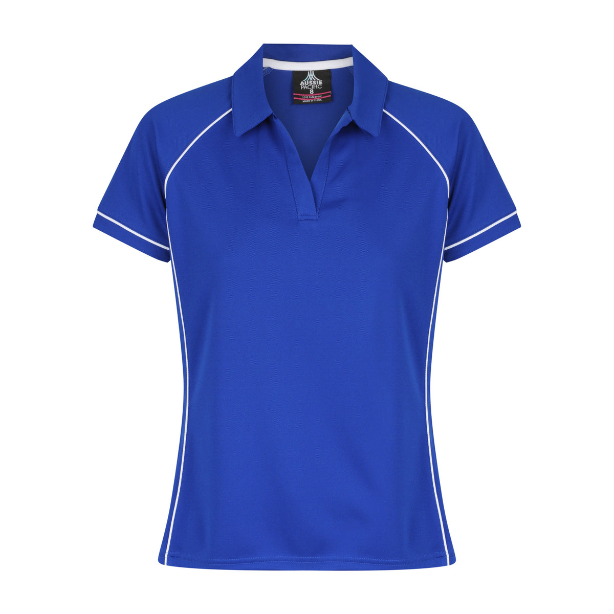 Aussie Pacific Endeavour Womens Polo 2310 in Royal/White