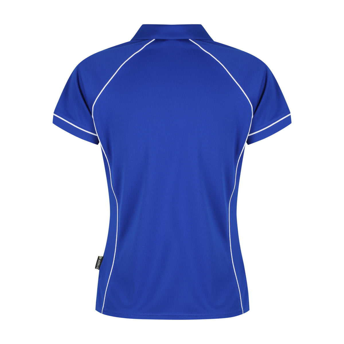Aussie Pacific Endeavour Womens Polo 2310 in Royal/White, back view