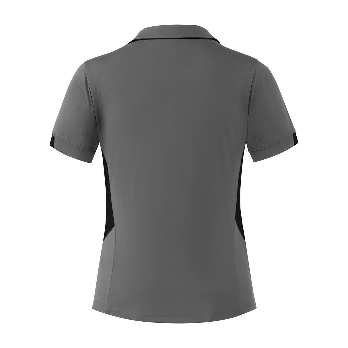 Aussie Pacific Tasman Womens Polo 2311 in Ashe/Black, back view