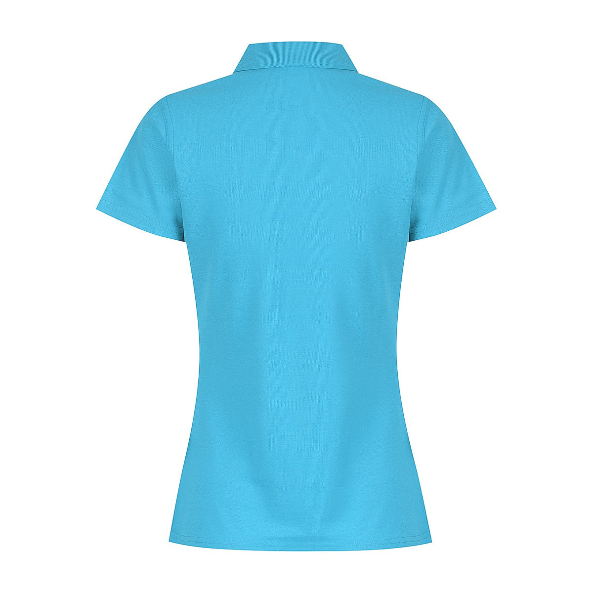Aussie Pacific Hunter Womens Polo 2312 in Cyan, back view