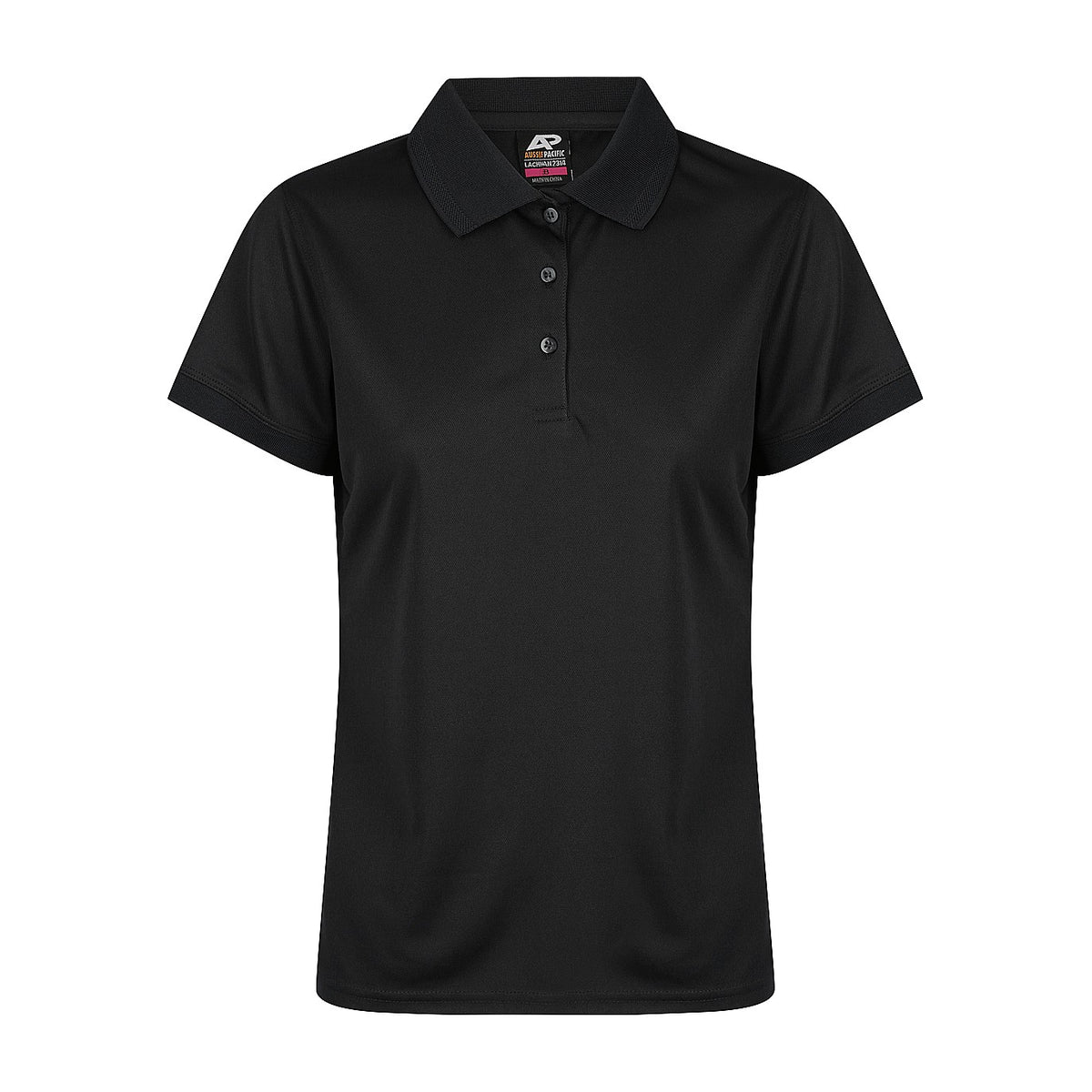 Aussie Pacific Lachlan Womens Polo 2314 in Black