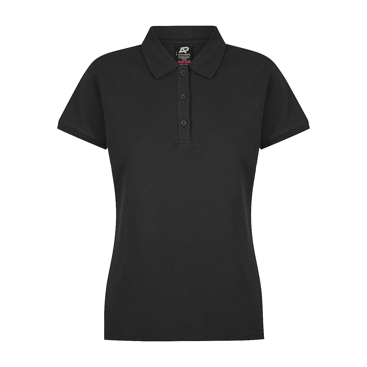 Aussie Pacific Claremont Womens Polo 2315 in Black
