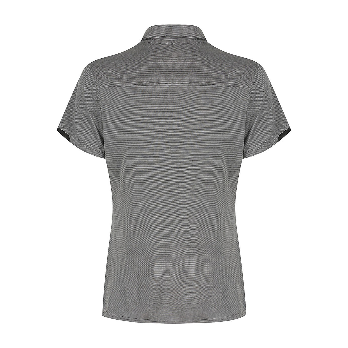 Aussie Pacific Morris Womens Polo 2317 in Slate/Black, back view