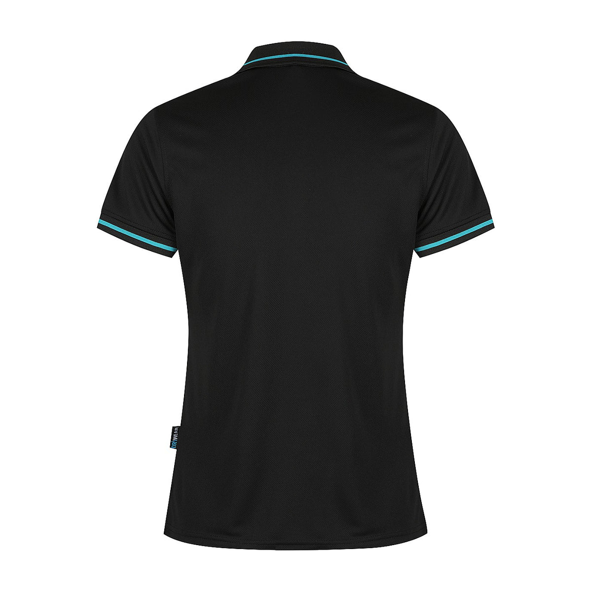 Aussie Pacific Cottesloe Womens Polo 2319 in Black/Teal, back view
