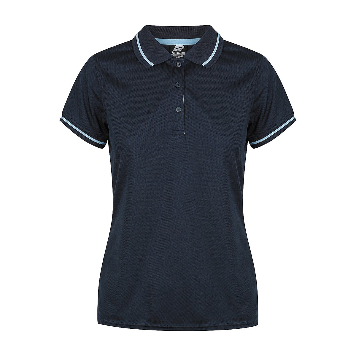 Aussie Pacific Cottesloe Womens Polo 2319 in Navy/Sky