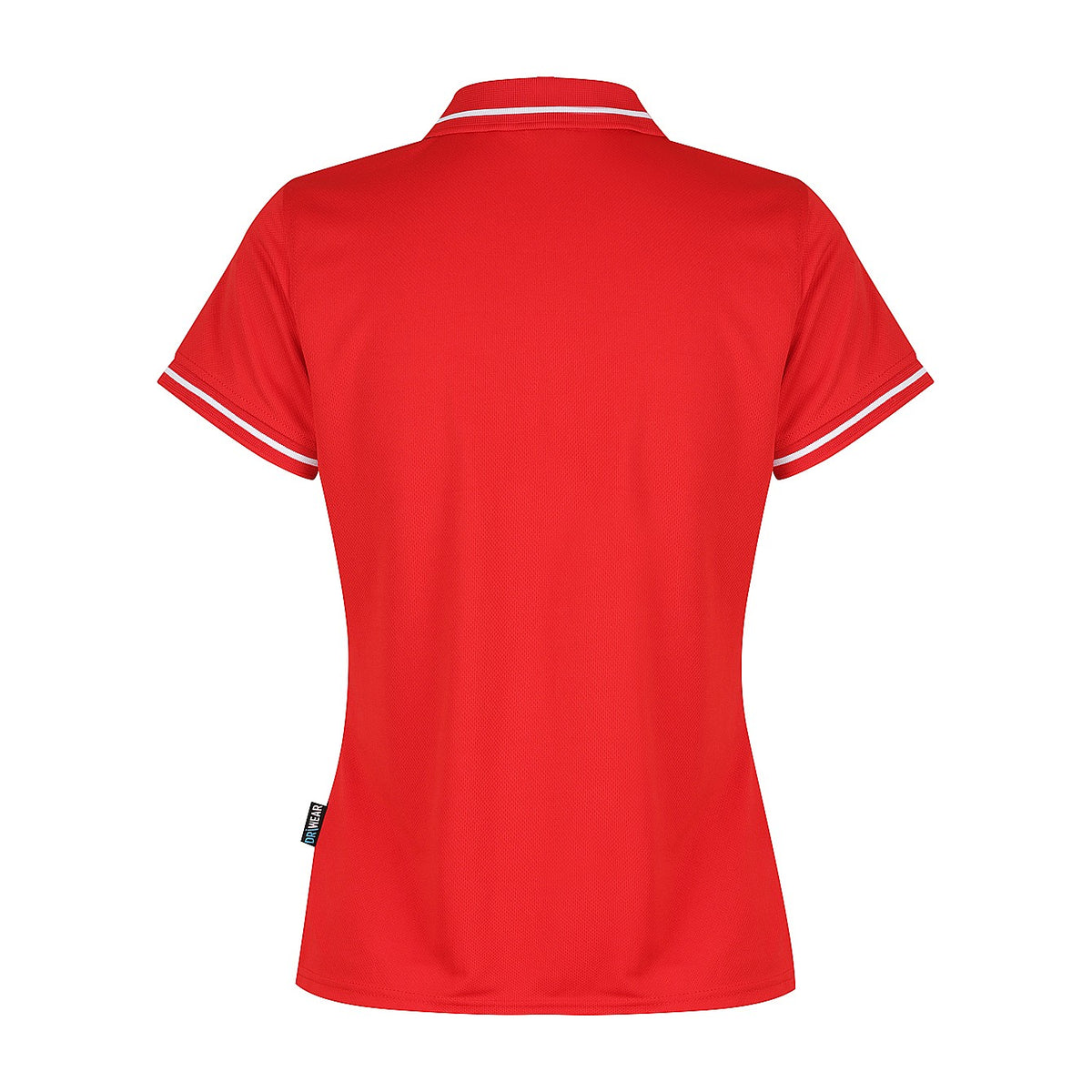 Aussie Pacific Cottesloe Womens Polo 2319 in Red/White, back view